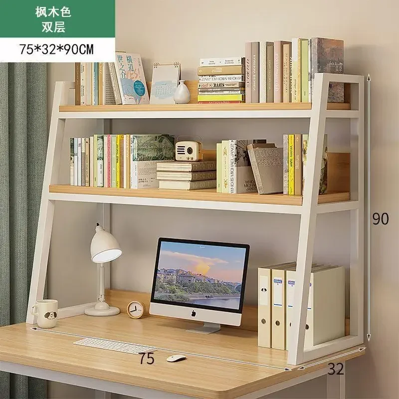 2023 Year New Aoliviya Official New Desktop Storage Rack Multi-Layer Desktop Bookshelf Student Household Desk Storage Cabinet La