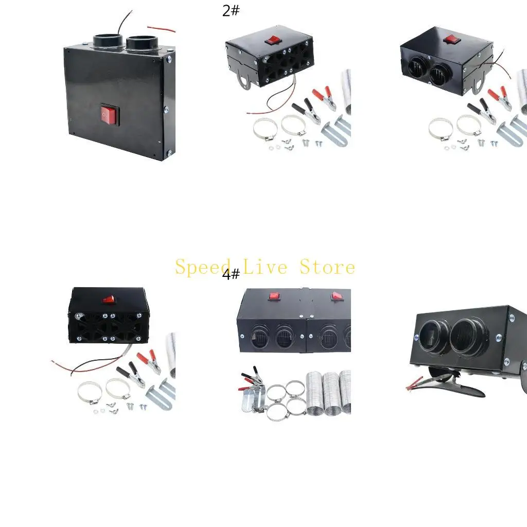 547C Auto Windshield Defogging Demister Defroster Electric Heater for Car RV Truck Trailer Fast Heating Fan