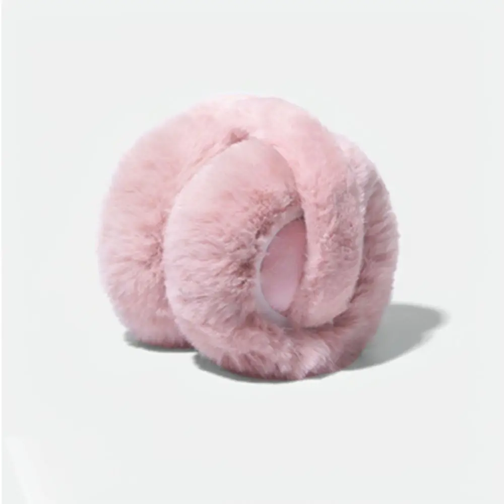 Foldable Winter Earmuffs Soft Plush Ear Warmers Fluffy Ear Muffs For Women Girls Cute Daily Wear Thermal Protection Gear