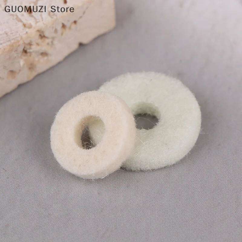 10 Stuks Orgel Sleutel Vilt Ringen Pads Voor Blaasinstrumenten Reparatie Vervangende Onderdelen Muziekwinkel Supply Accessoires