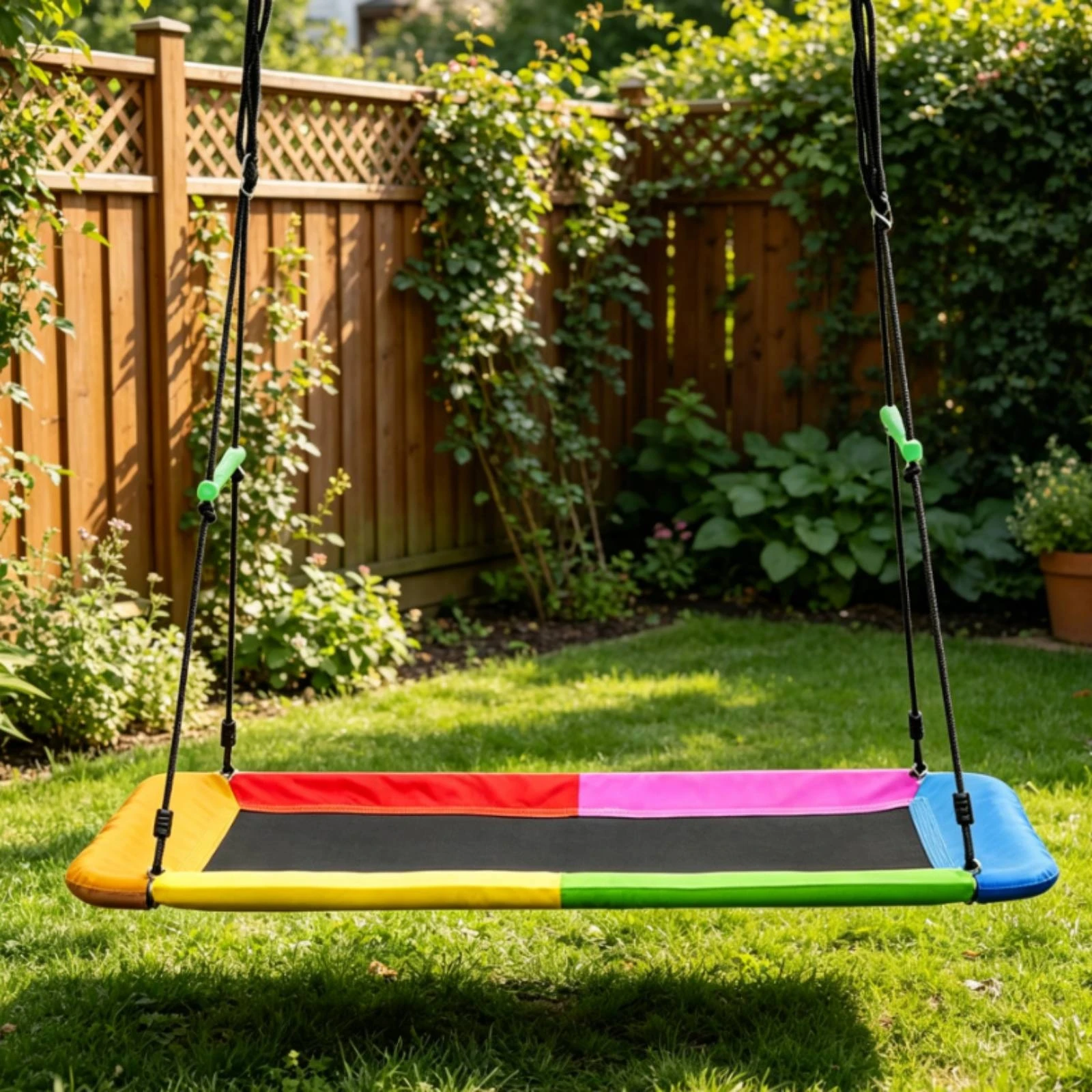 Rectangular Swing Swing Seat Easy to Install Butterfly Swing Seat for Indoor