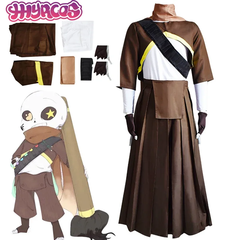 Anime Game Undertale ink Sans Costume Cosplay Set completo Sans Costume Cosplay per donna uomo Outfit Uniform Party Show Suits Gifts