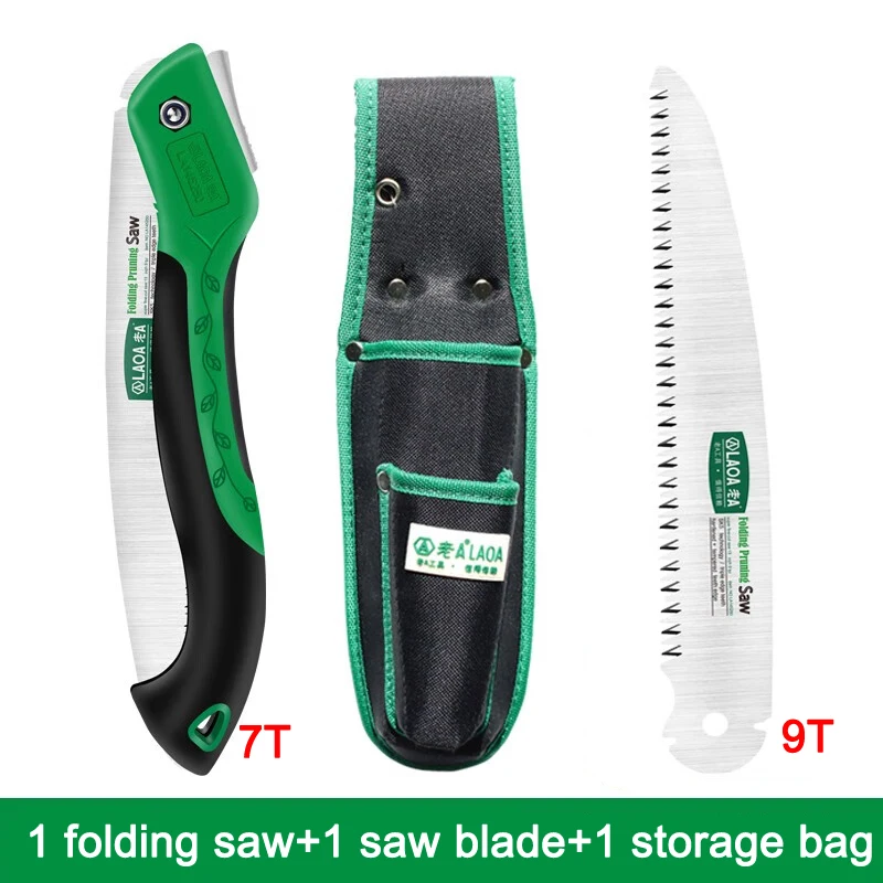 

LAOA SK5 fast hand saw, multifunctional woodworking folding saw, saw blade, tree saw, garden pruning saw