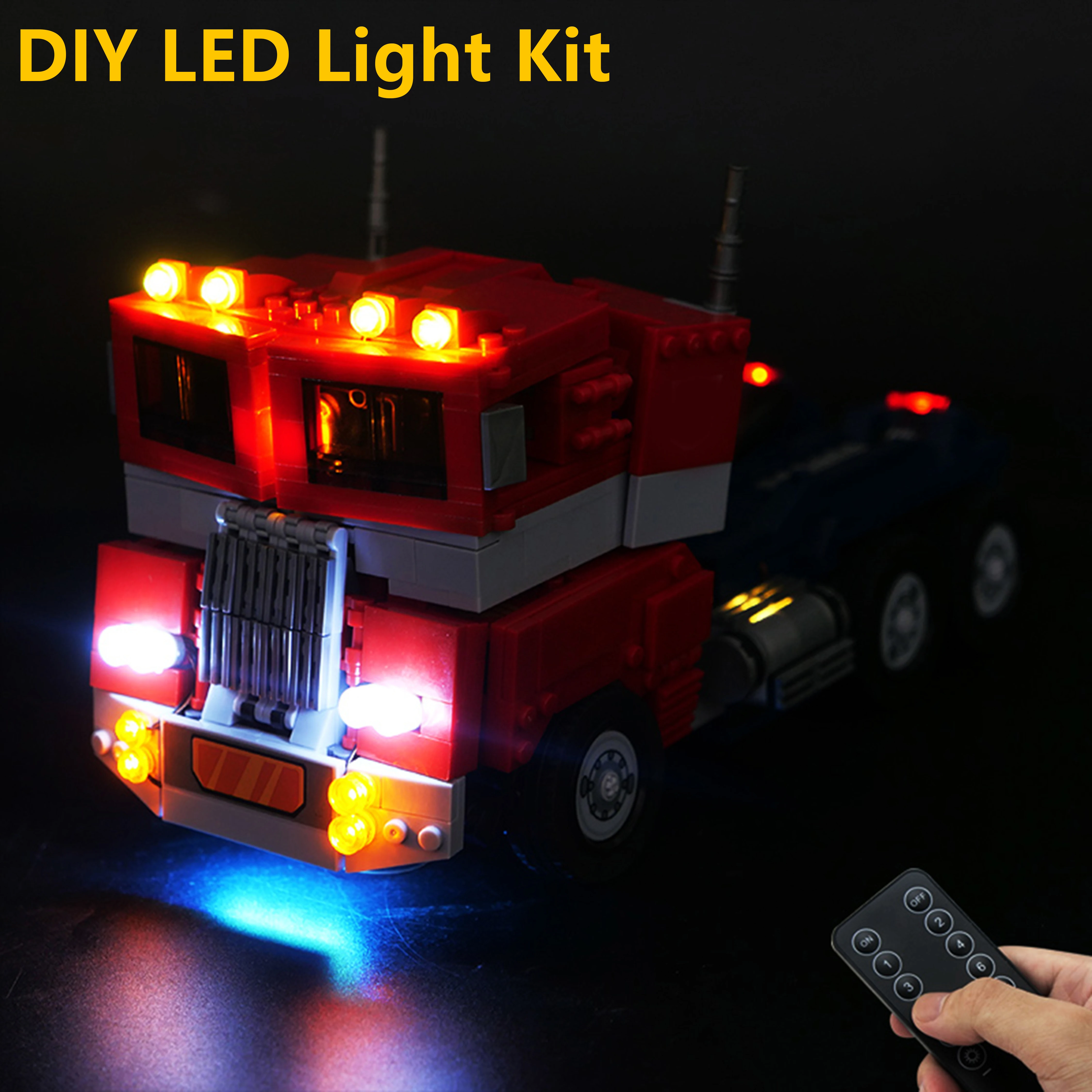 

Комплект светодиодных фонарей «сделай сам», 10302, модель строительного блока робота, пульт дистанционного управления, декоративные аксессуары для освещения, фонари только для коллекционеров