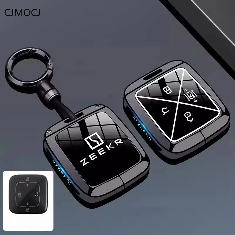 Premium Key Case for Zeekr 007/001/001 FR/009/X (2025 Models) - Smart Protective Cover Keybag Keychain