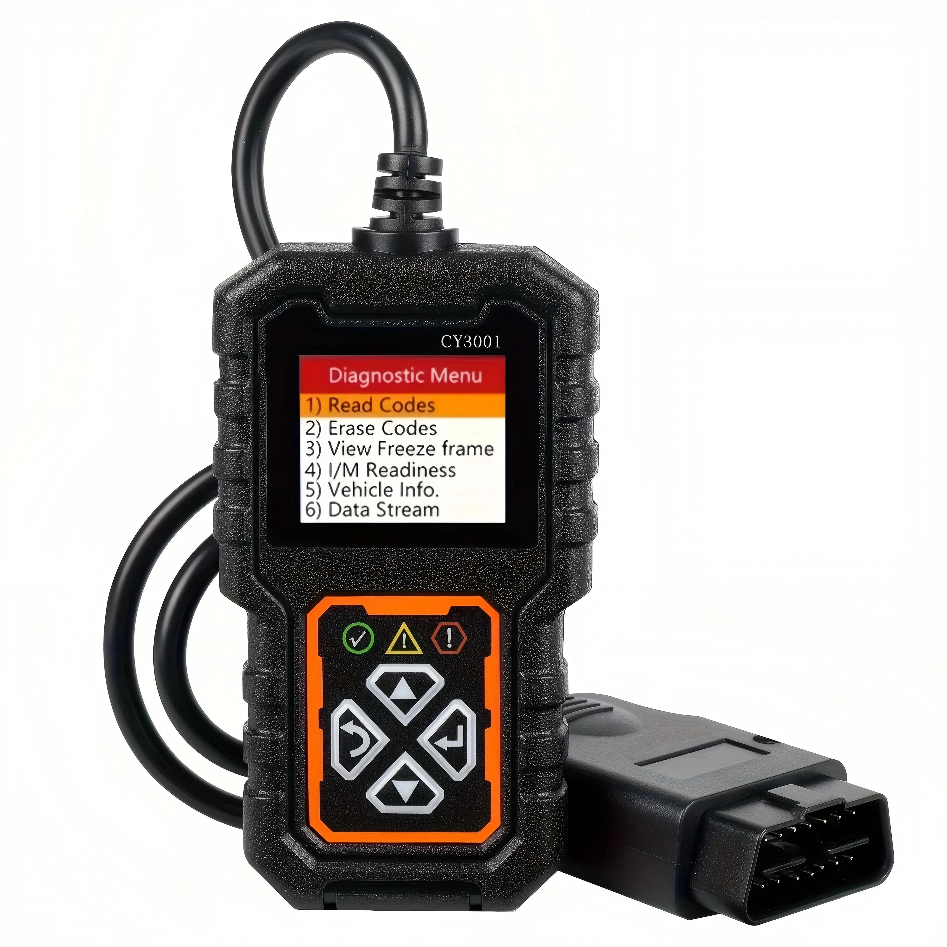 OBD2-Scanner-Codeleser für Auto-Check-Engine, Fehlercode lesen und löschen, für alle OBD II-Protokollenautos nach 1996