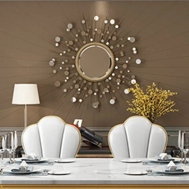 

Household rectangular postmodern simple size apartment stainless steel dining table