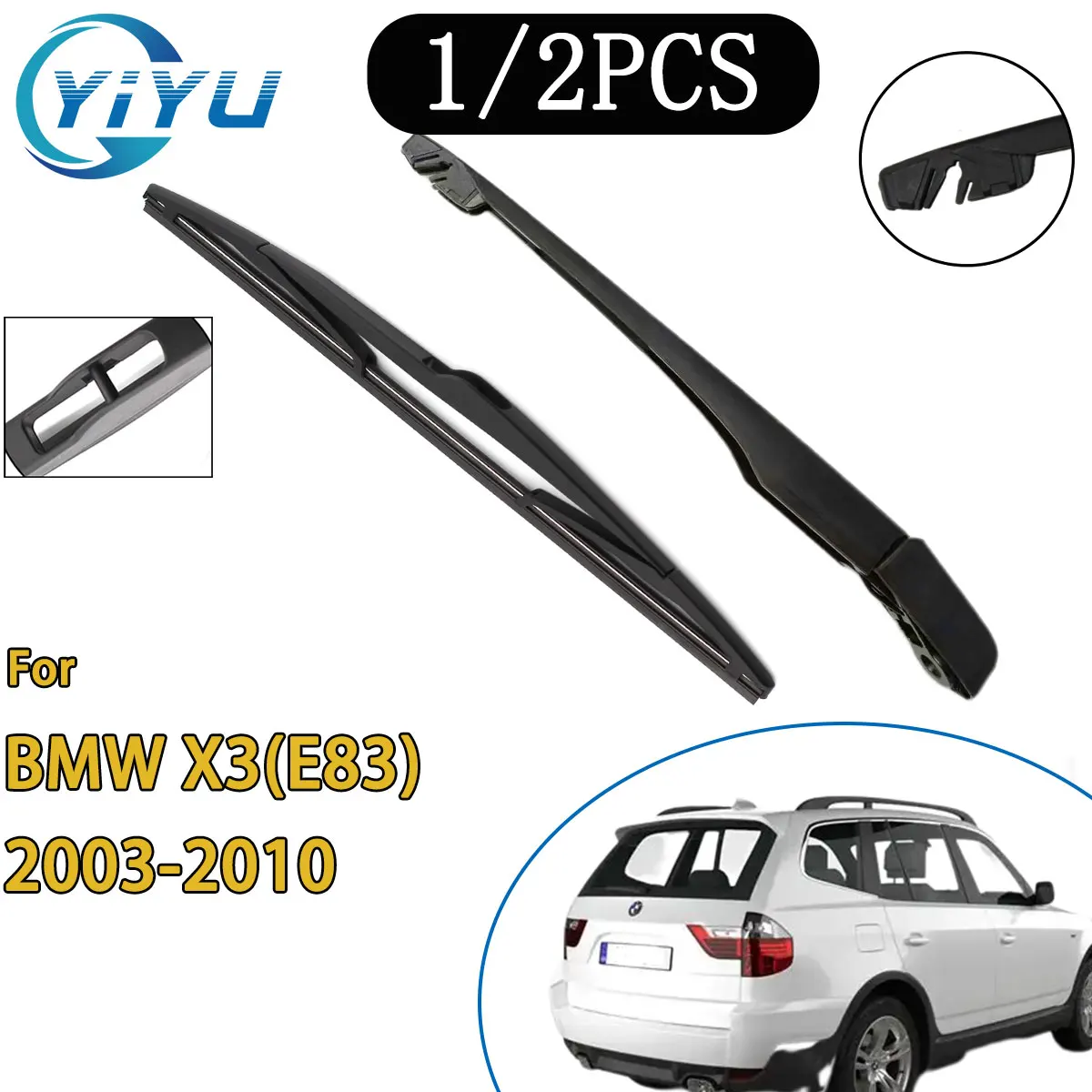 

1/2 шт. автомобильный рычаг заднего стеклоочистителя для BMW X3 (E83) 2003-2010, автомобильные аксессуары, аксессуары