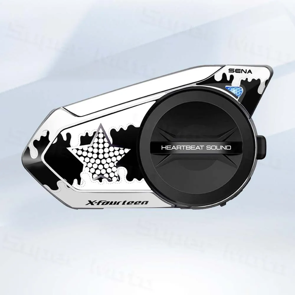 Für SENA 50S Sena 50s Motorrad Helm Bluetooth Headset Schutz Aufkleber Kreative Bluetooth Headset Aufkleber Wasserdicht