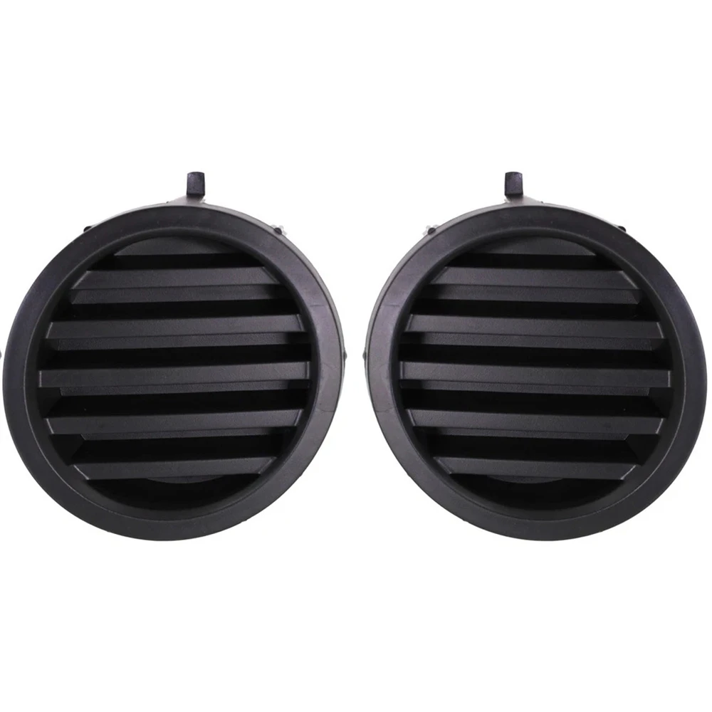 Car ​Fog Light Cover Set 2004-2015 for Nissan Titan 2005-2007 Armada Black Front Fog Lamp Foglight Frame Hood