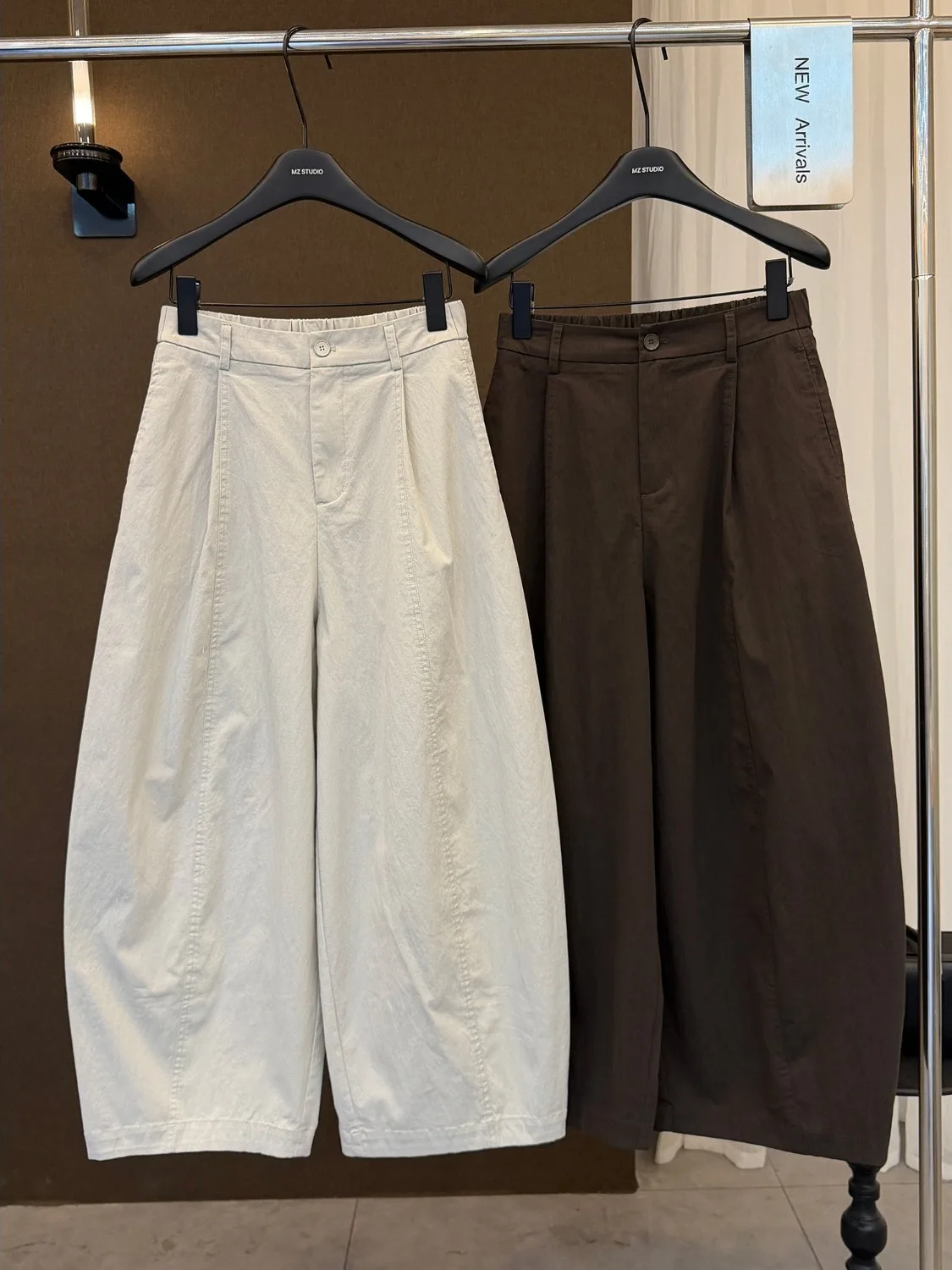 High Waist Wide Leg Knife  Casual Pants Loose Fit High Waist Slimming Cotton Autumn New Style plus Size Women's Jeans