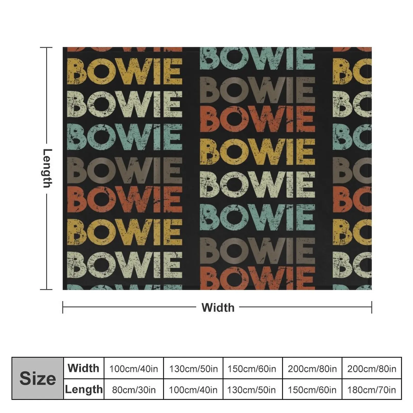 Bowie Maryland Retro Vintage Newest Throw Blanket Luxury Throw Sofa Warm Thins Blankets