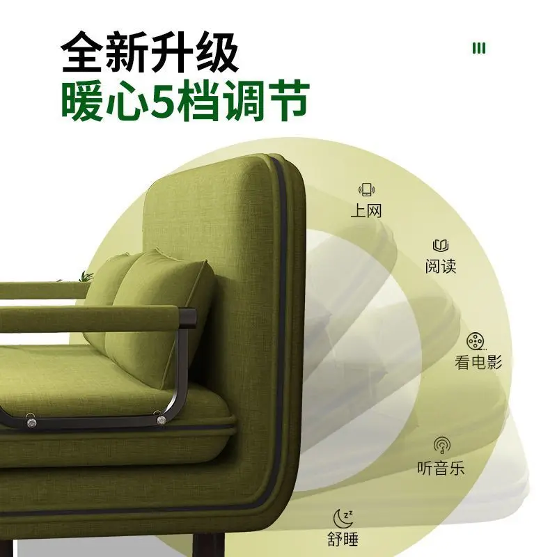 أريكة سرير قابلة للطي من الحديد المطاوع | سرير أريكة فردي/مزدوج قابل للسحب ثنائي الغرض لغرفة المعيشة والشرفة الصغيرة #5