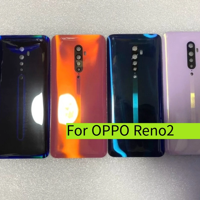 Battery Back Cover For oppo Reno 2 Rear Door Housing reno2 Back Cover Replacement