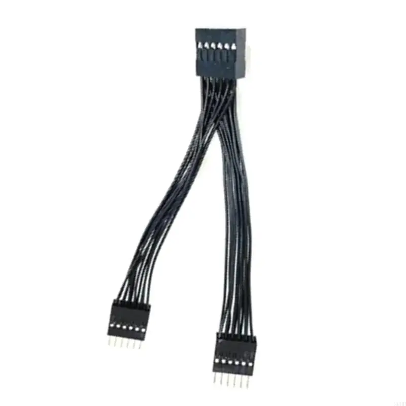 G6DD Motherboards USB 11PIN 1 to 2 Splitter Cable for Simultaneous Device Connection
