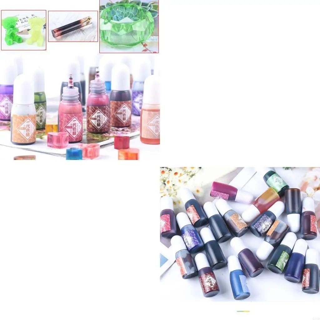High Concentration Colorant Epoxy Resin Pigment 20 Colors DIY Jewelry Art Crafts