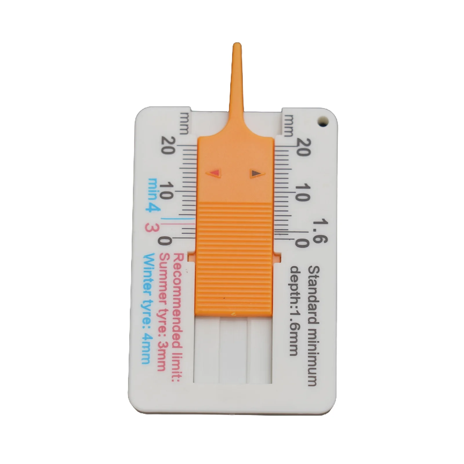 Измеритель глубины протектора шин 40*65 мм, пластиковая линейка протектора шин 0-20 мм, штангенциркуль, линейка глубины протектора шин, инструмент для измерения