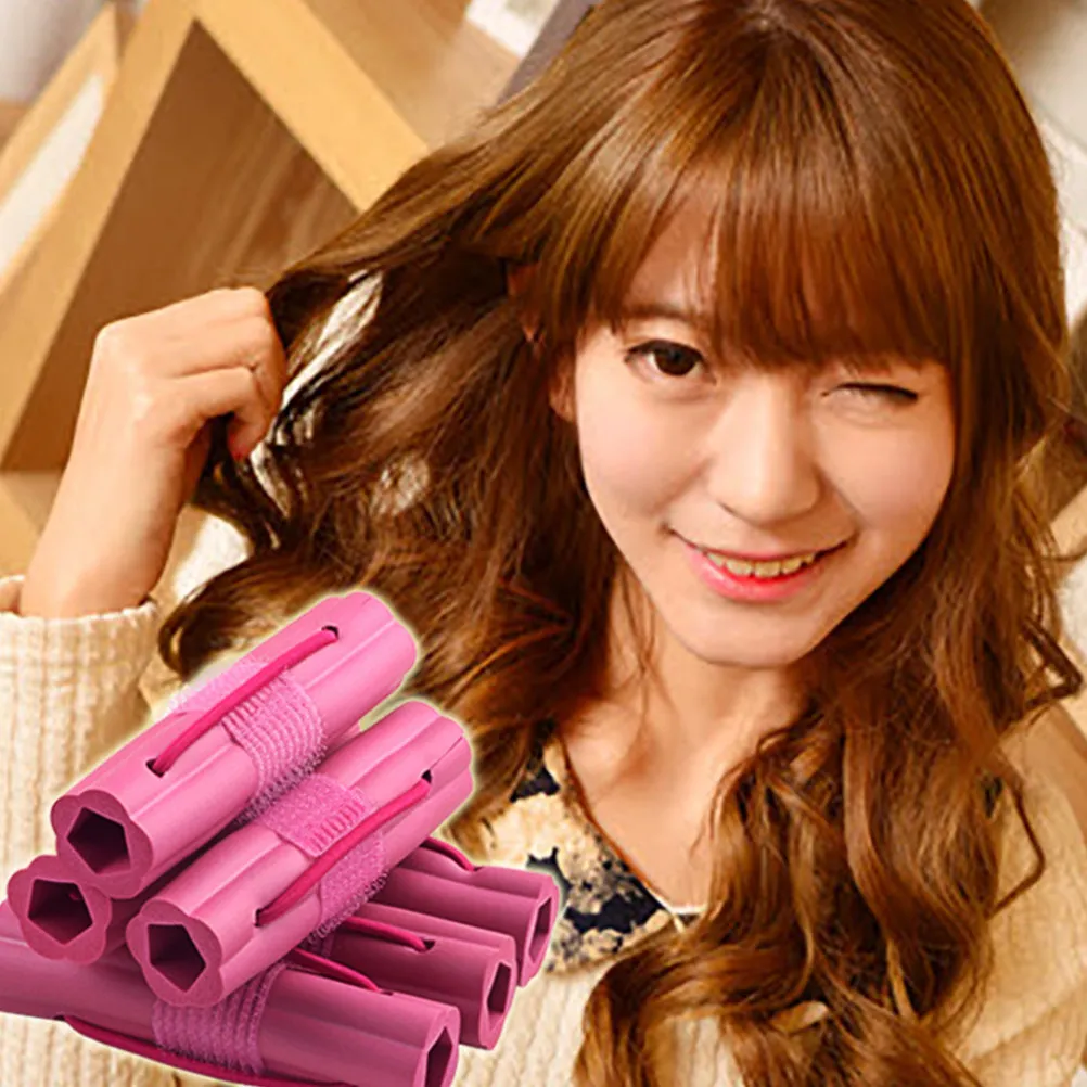 12Pcs Hair Sponge Curler Soft Foam Roller for Natural Overnight Curls Damage-Free Heatless Styling Tool Women Hairdressing
