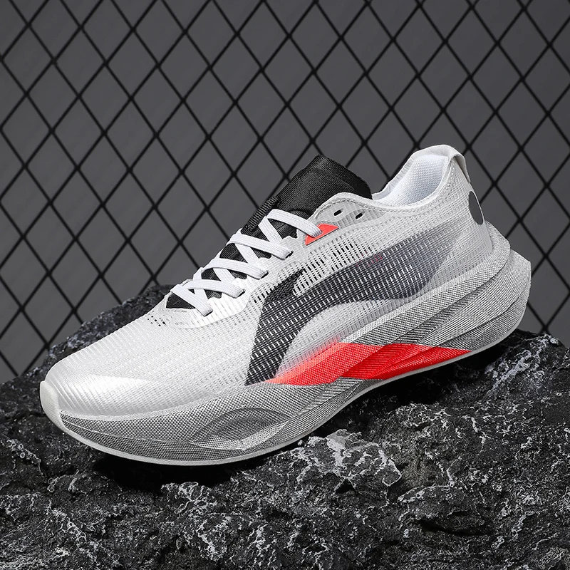 Laufschuhe Männer Frauen Hohe Qualität Volle Palm Carbon Platte Kissen Atmungsaktive Leichte Athletic Training Schuhe Männlich