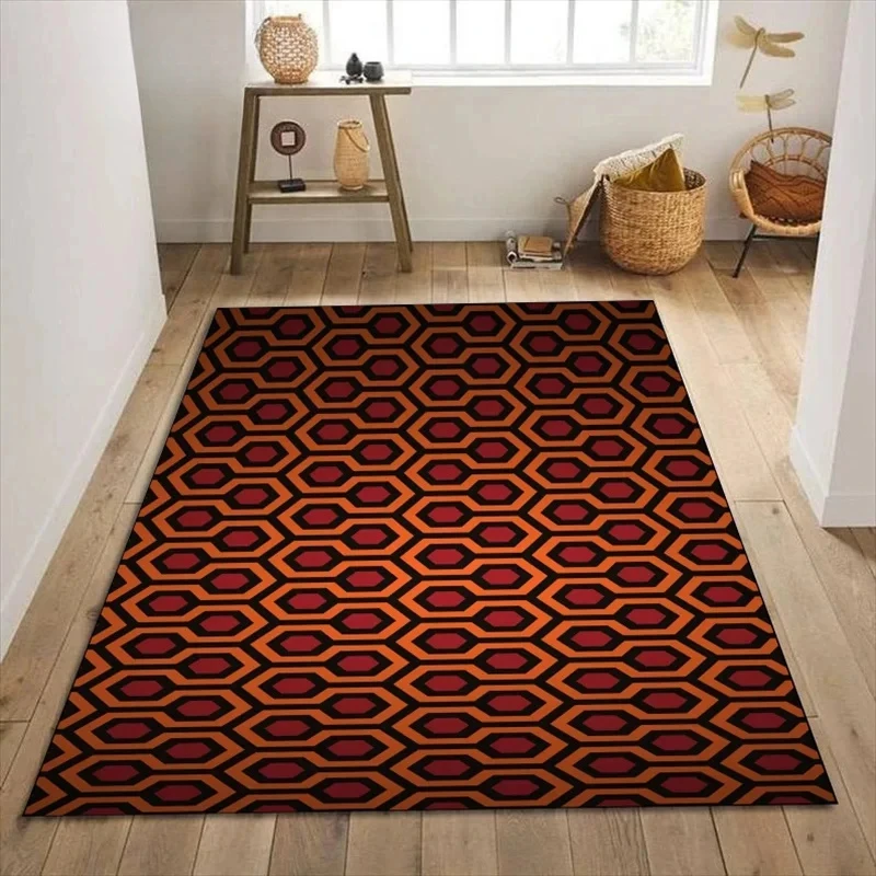 Geometric Modern Rug The Shining Background Carpet Overlook Hotel Area Rug, Women Gift Rug Living Room Bedroom Decorative Carpet