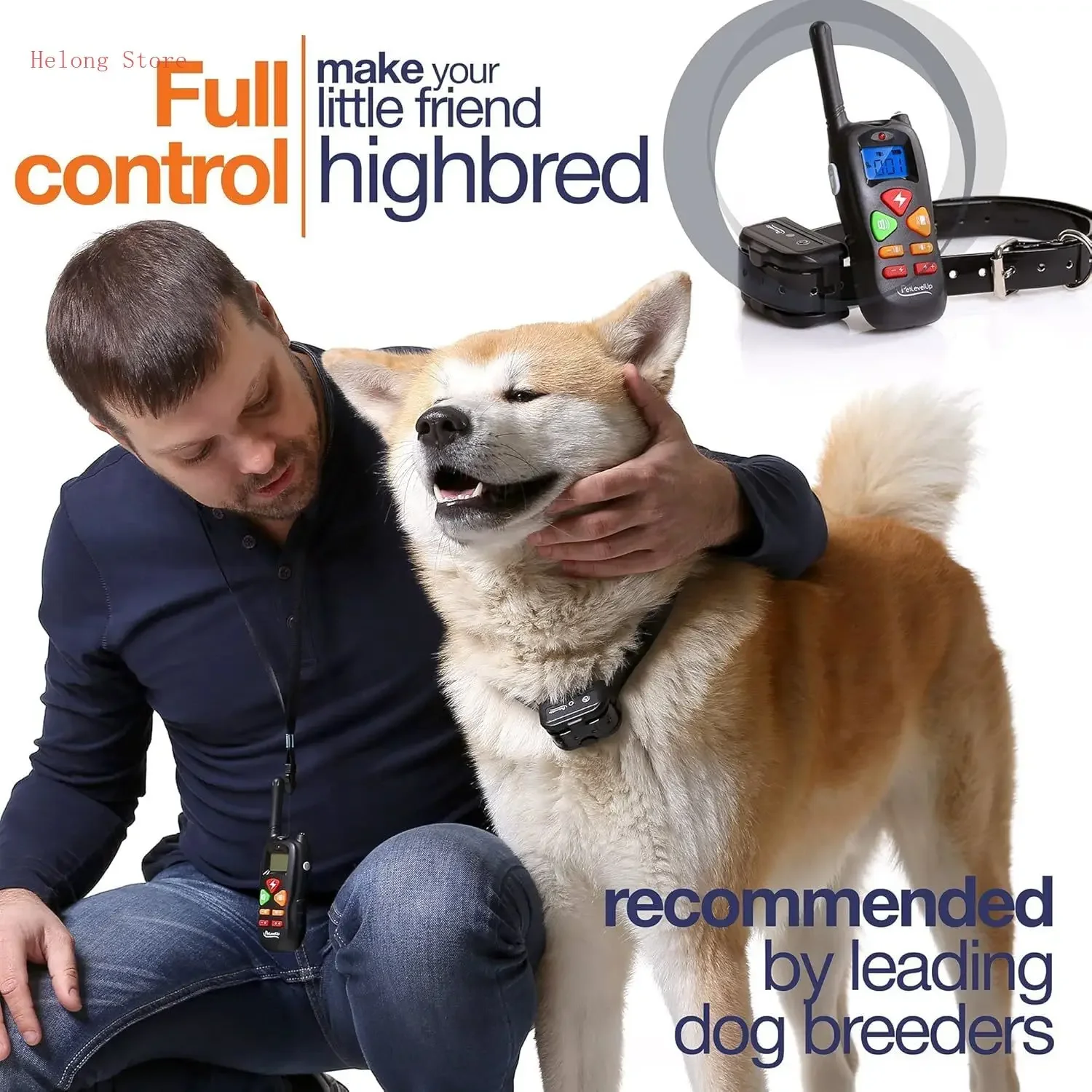 

Dog Training Collar - Shock Collar for Large Medium Small Dogs - Behavior Electronic Collar with Remote Control 1000 feet
