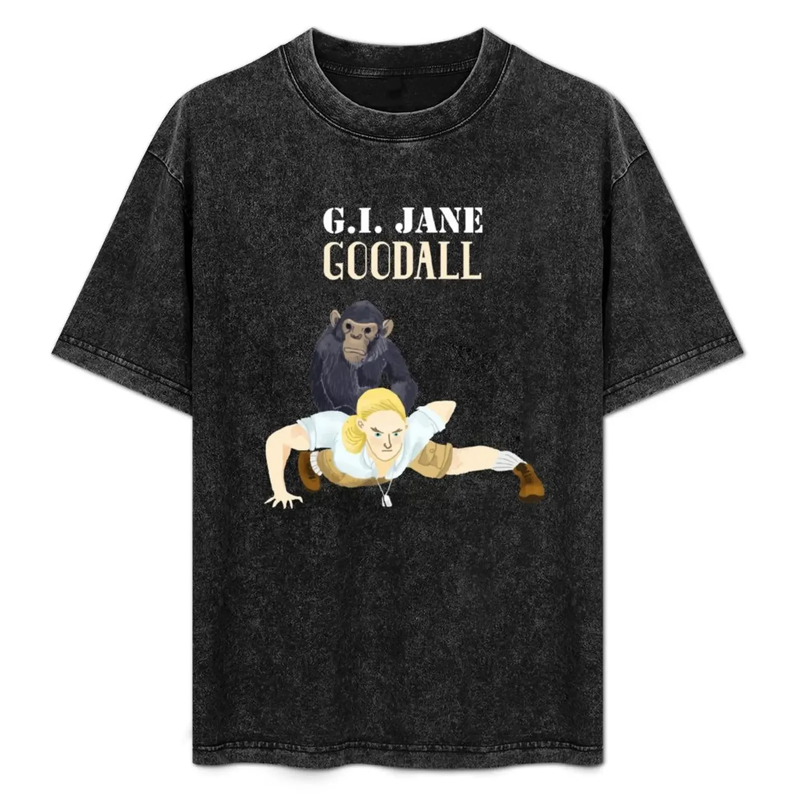 

G.I. Jane Goodall T-Shirt man t shirts for men man shirt cotton shirt luxury shirts for graphic vintage T-Shirt