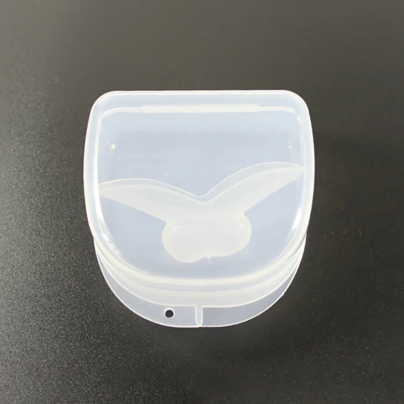 New 1pc Anti Snoring Mouthpiece Device Tongue Medical Silicone Sleep Guard Tongue Retain Breathing Aid Snore Apnea view 3