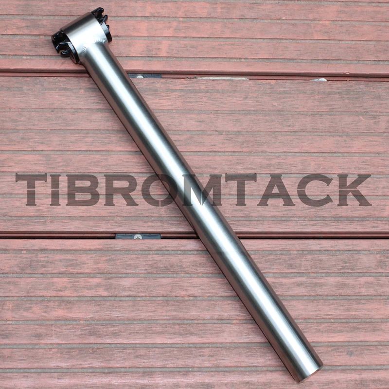 Titanium seatpost for mountain bike, size 27.2/31.6mm, length 350mm