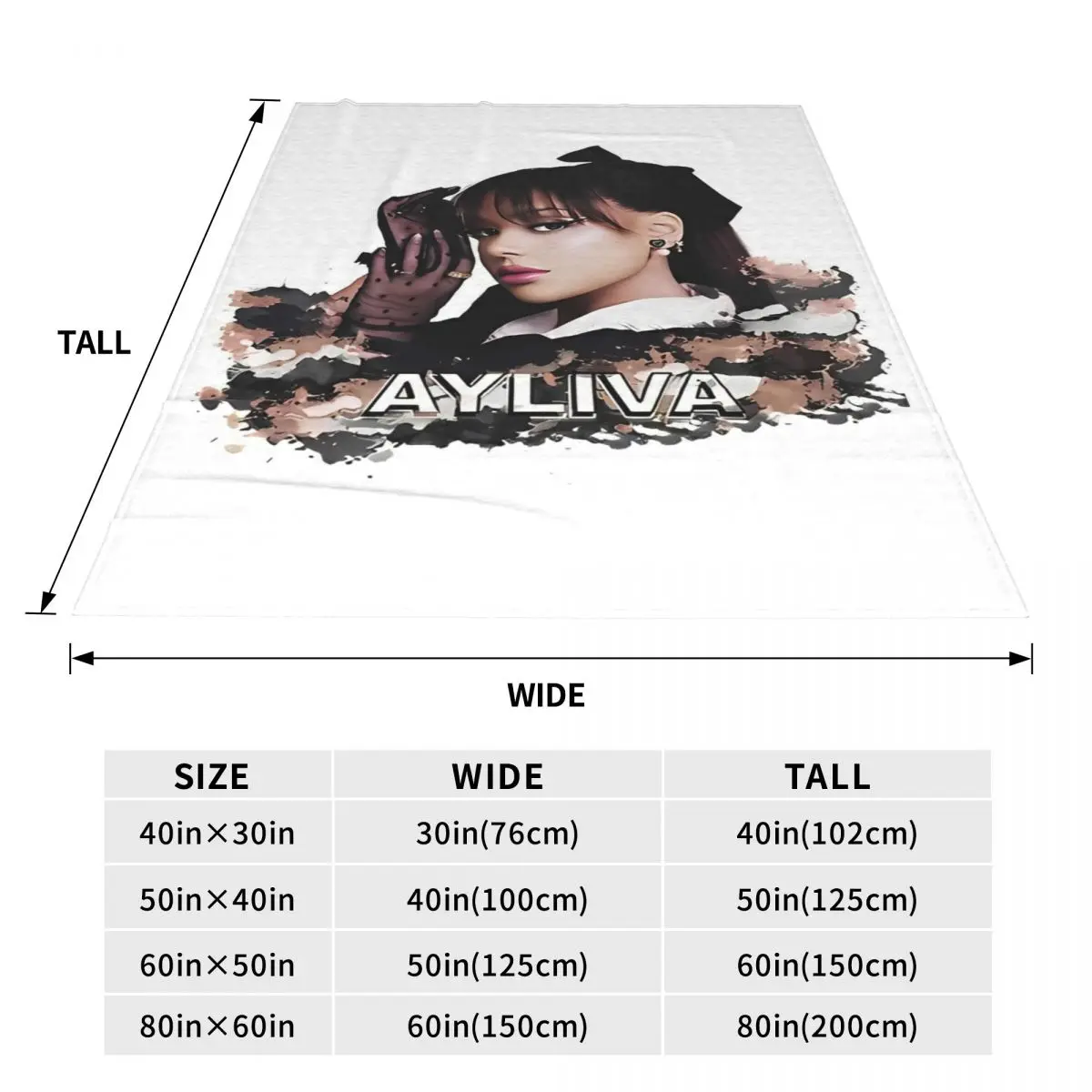 Ayliva In Liebe Flower Warm Blankets Airplane Travel Plush Bedding Throws Graphic Home Decor Flannel Bedspread Sofa Bed Cover