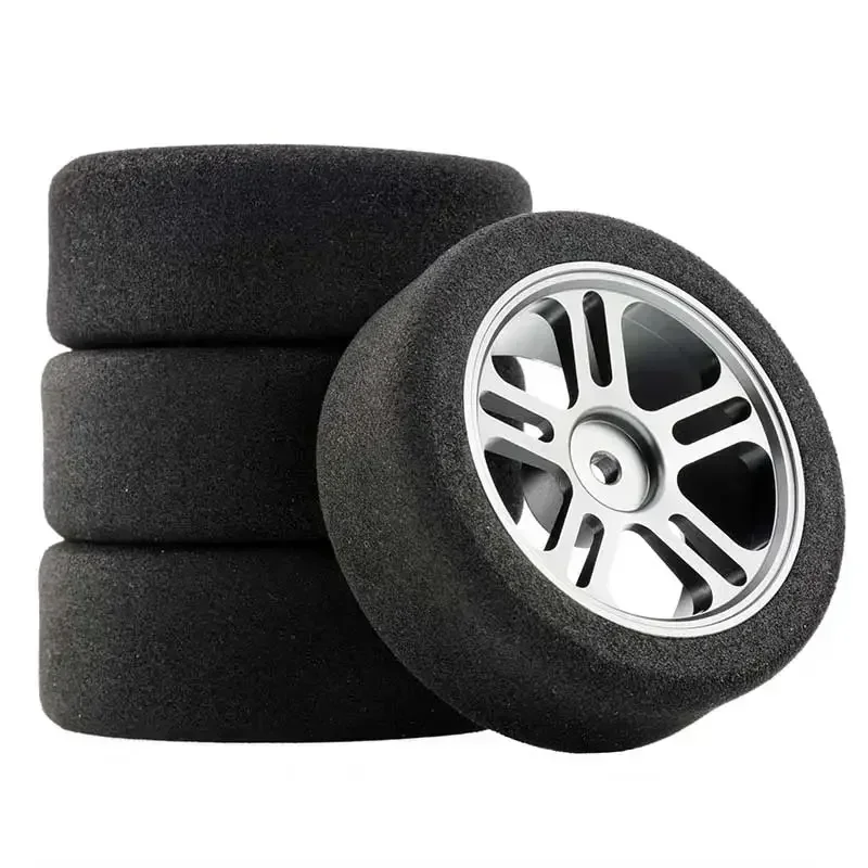 4pcs wltoys 144001 124019 124017 A959 parts on road foam tyres 68MM wheel fit 12MM hex for 1/16 1/14 1/12 remotre contrl cars