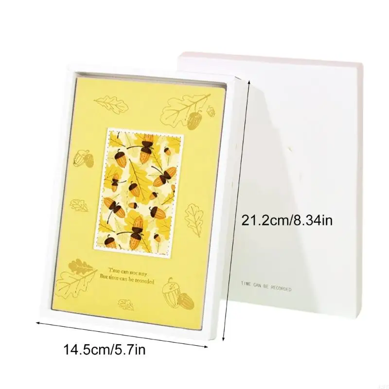 J2FC Hardcover Notebook Journal with 256 Pages Lined Leather Notebook College Ruled Business Notepads for Writing Journaling