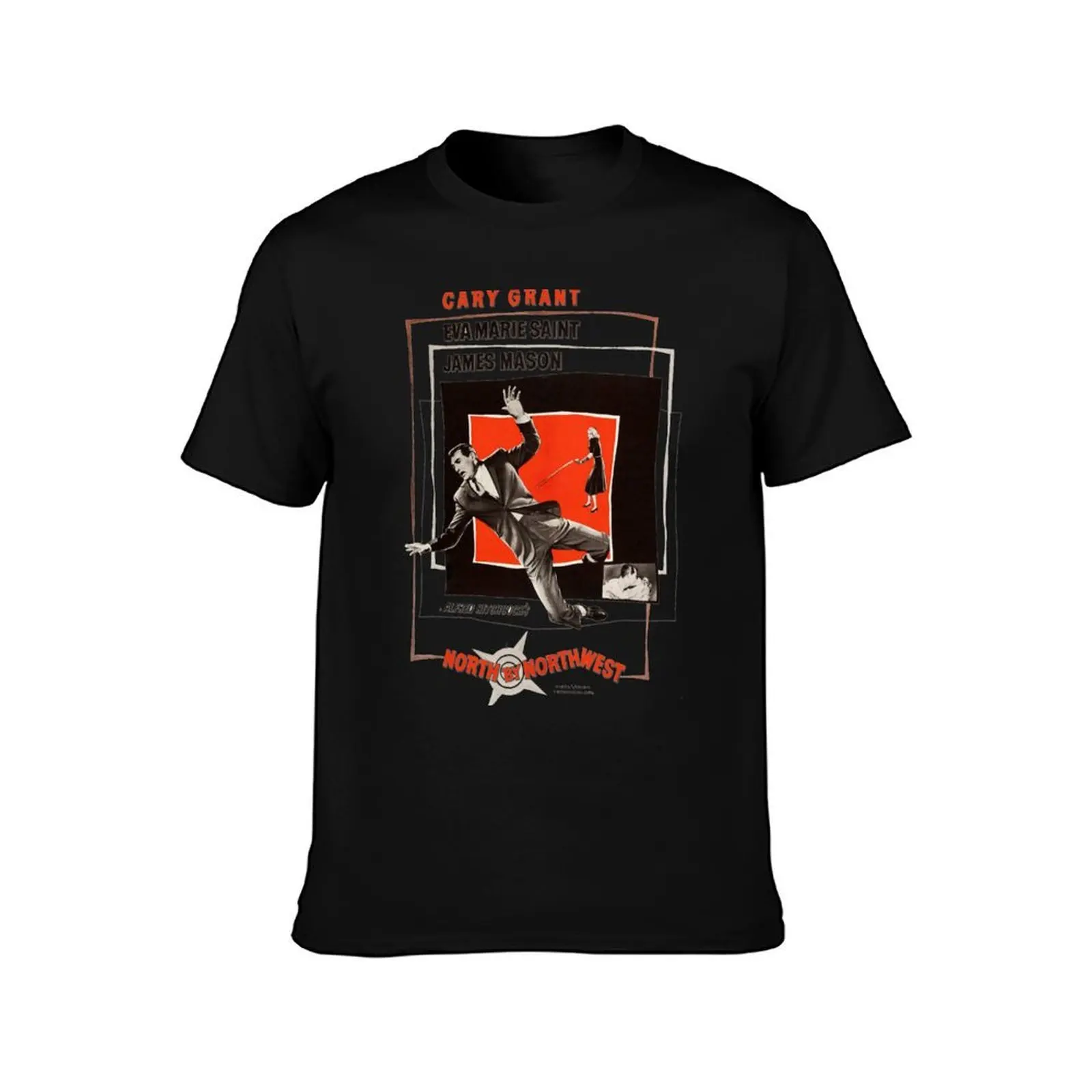 North by Northwest Movie Poster T-Shirt Creative Graphic Tee Shirt T-Shirt