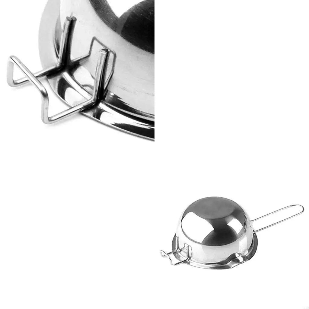 62KD Wax Melting Pot Metal Double Boiler Universal Insert Non-stick Easy Cleaning for Butter Chocolate Cheese Caramel  Melt