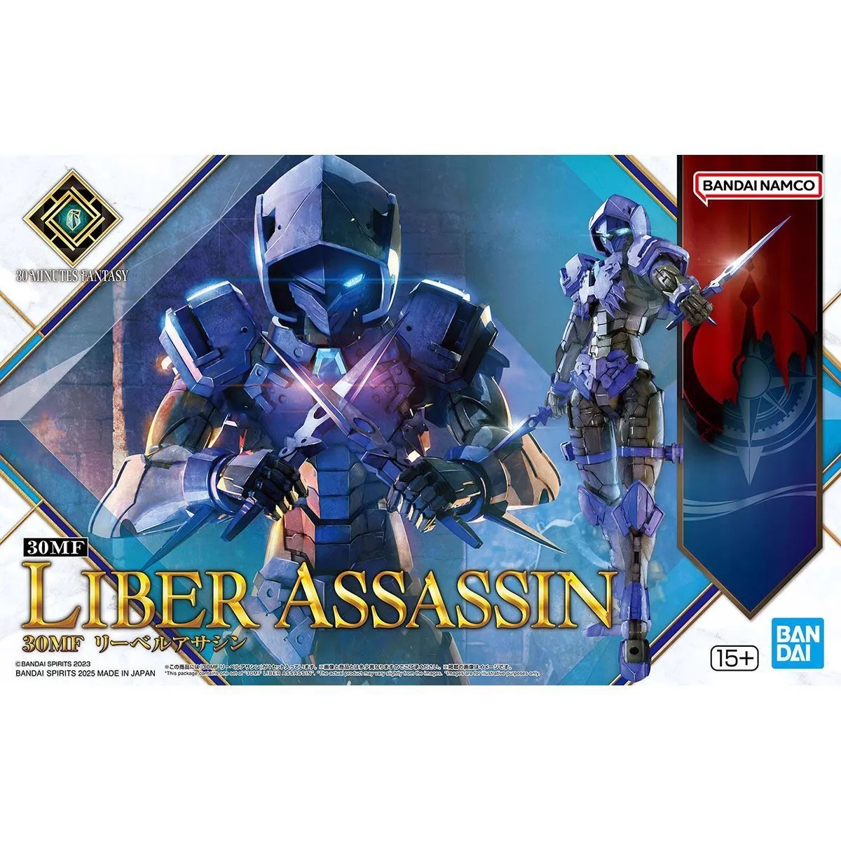 Bandai Genuine in Stock 30MF Liber Assassin Action Figure Toy Medieval Style Toys Toy Collection Model Original Series Toys Gift