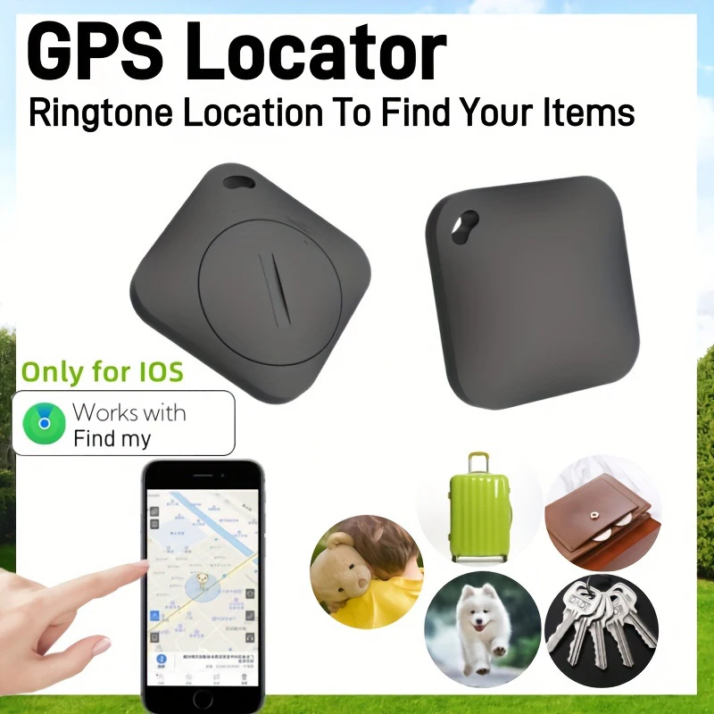 Smart Bluetooth GPS Tracker Work with Apple Find My APP ITag Anti Lost Reminder Device MFI Rated Locator Car Key Pet Kids Finder