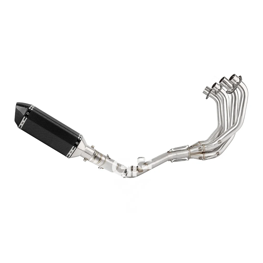 

For Honda Hornet 600 2007 to 2013 CBR600F 11-13 CB600F Hornet Escape Slip-on Motorcycle Exhaust Muffler With Header Link Pipe