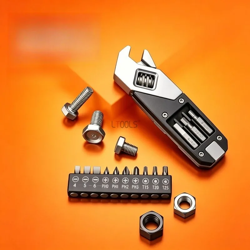 adjustable-multi-function-wrench-stainless-steel-mini-folding-wrench-portable-screwdriver-durable-household-hand-tool-wrench-set