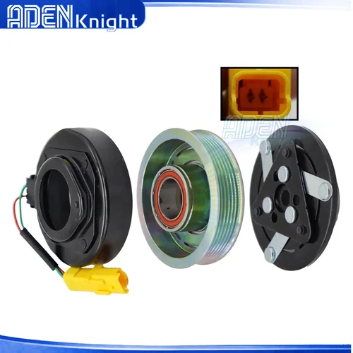 Imagen 2 del producto Para Peugeot SD7C16 embrague de compresor de aire de coche para Peugeot 1,6 2012 307 308 6453QL 6453ZA 6453QN 9825868180