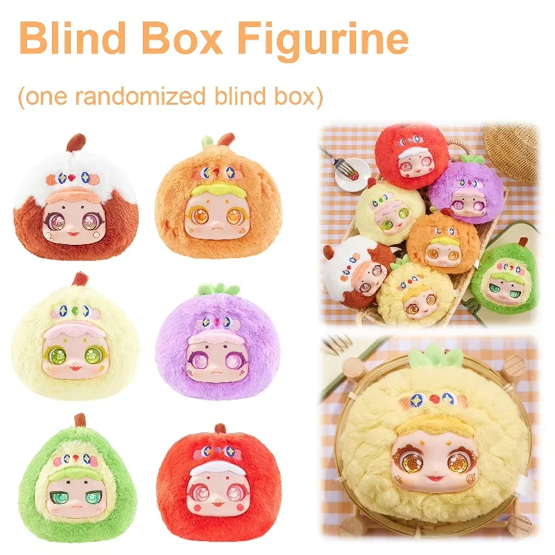 Blind Box Plush Indeed Happy Series Plush Cute Doll Trendy Play Handmade Desktop Ornament Bag Pendant Birthday Toy Surprise Gift