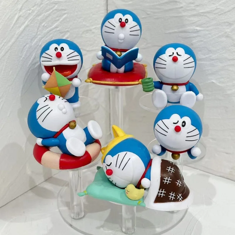 

Kawaii Doraemon аниме периферийная модель декоративные украшения кукла настольное украшение коллекция детские подарки игрушки