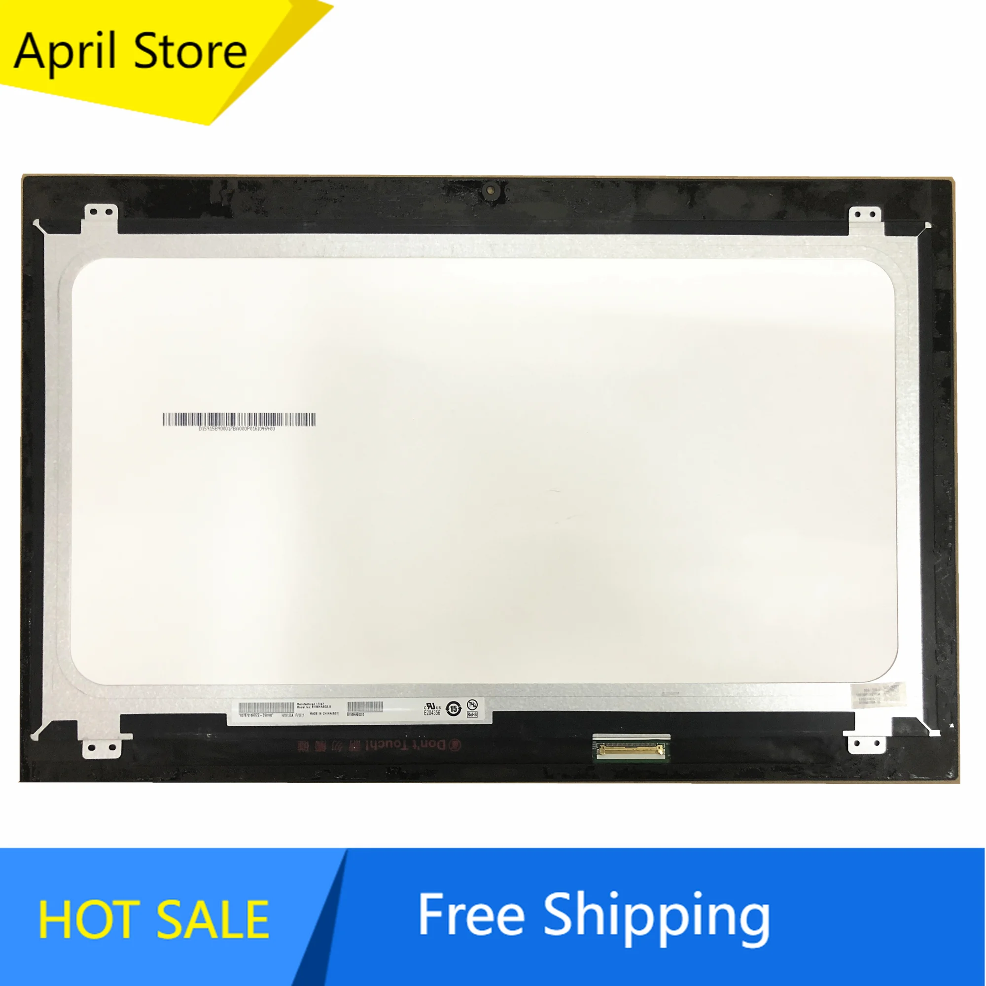 

B156HAB02.0 15.6''Laptop LCD Touch Screen Digitizer Assembly Parts For Acer Chromebook Spin 15 CP315-1H-P4VG CP315-1H-P1K8 N17Q9