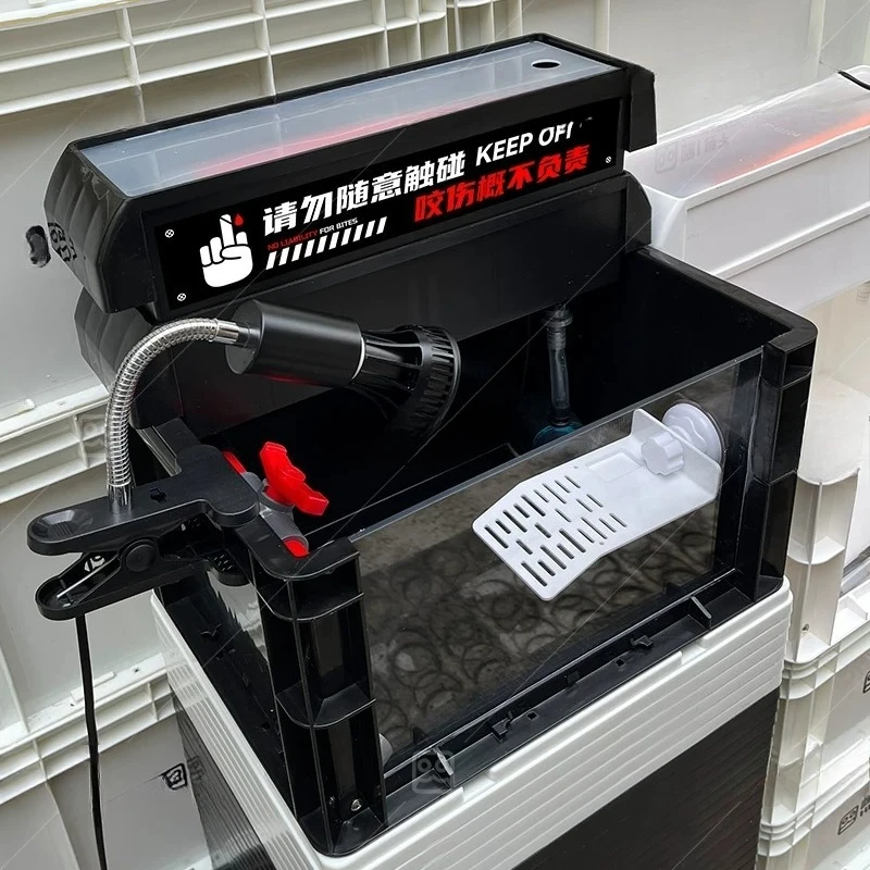 DIY turnover box turtle tank visual breeding turtle special breeding ecological turnover box