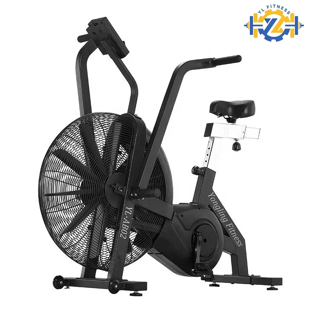 

YL-AB02 Factory support customized wholesale price equipment fitness exercise air bike cardio bike for gym