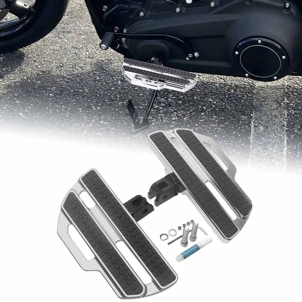

Motorcycle Left Right Front Floorboards Fit For Harley Softail Breakout Fat Bob Low Rider Street Bob Standard Rh1250S 2018-2024