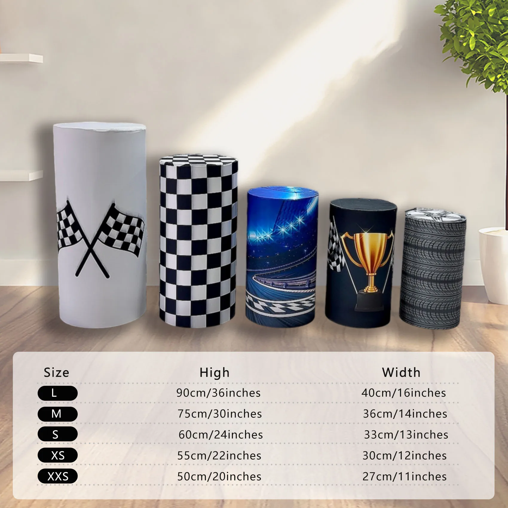 1 مجموعة (5 قطعة) اسطوانة يغطي سباق السيارات موضوع بسط غطاء الركيزة لحفلة عيد ميلاد الطفل دش مفرش المائدة ديكور الدعامة