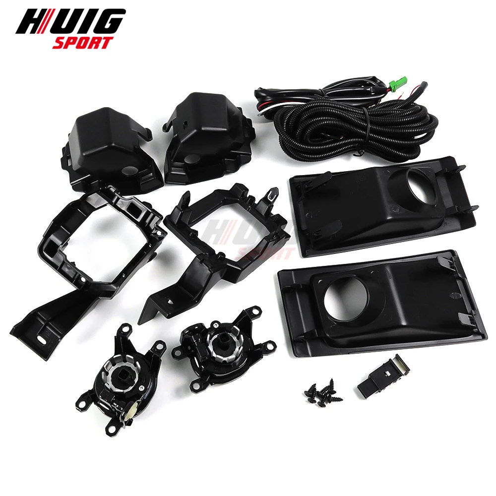 LED Front Fog Light Dynamic Wateproof Turn Sigal Daytime Running Lamp Kit DRL For Toyota Land Cruiser LC76 LC78 LC79 2024 2025