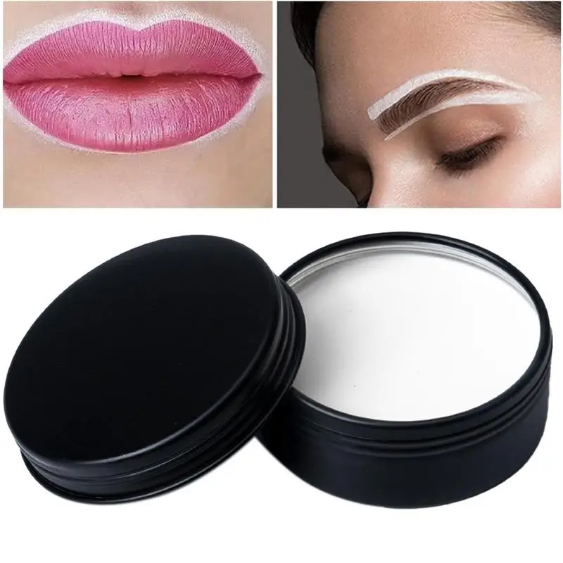 Pâte blanche lavable pour sourcils, maquillage en continu, fournitures de tatouage, 20g, 1 pièce