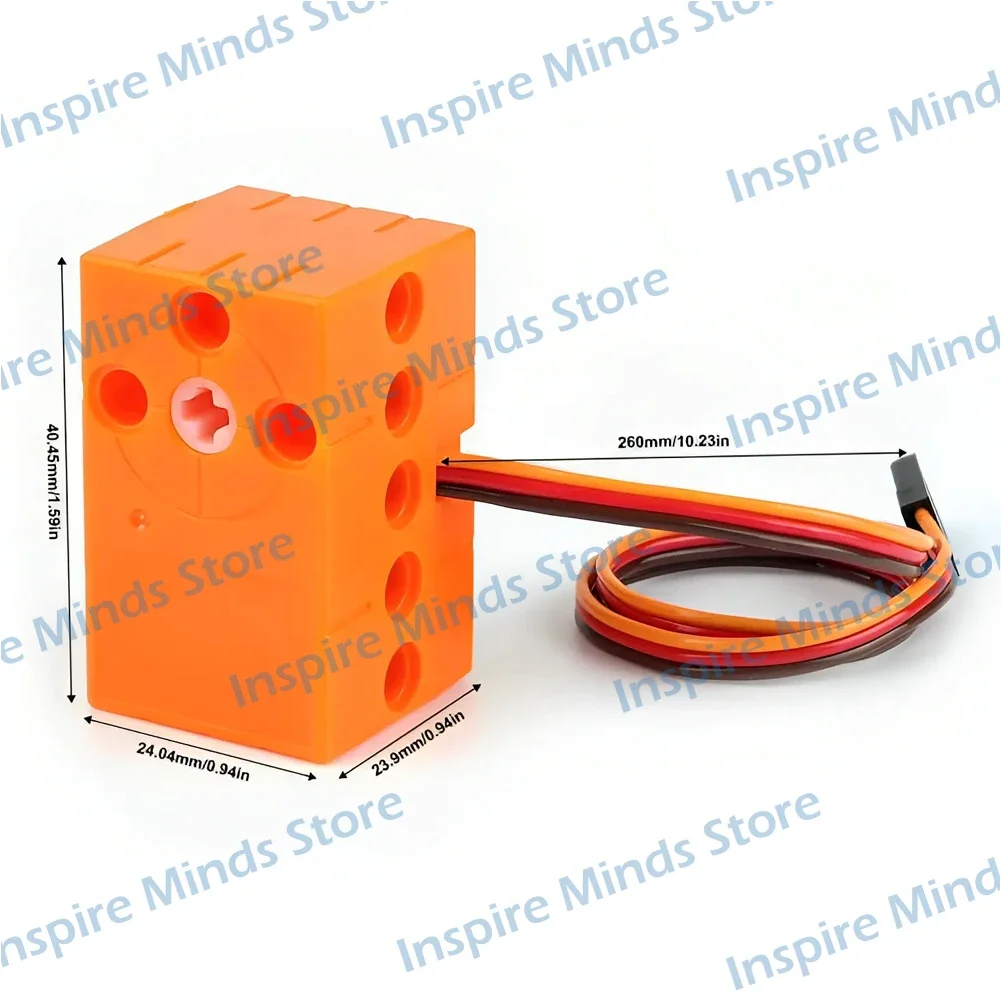 Geekservo 0.7/2 كيلو 360 ° محرك سيرفو قابل للبرمجة مع عمود إخراج مزدوج وعزم دوران عالي متوافق مع Legoed Microbit Raspberry Pi #4