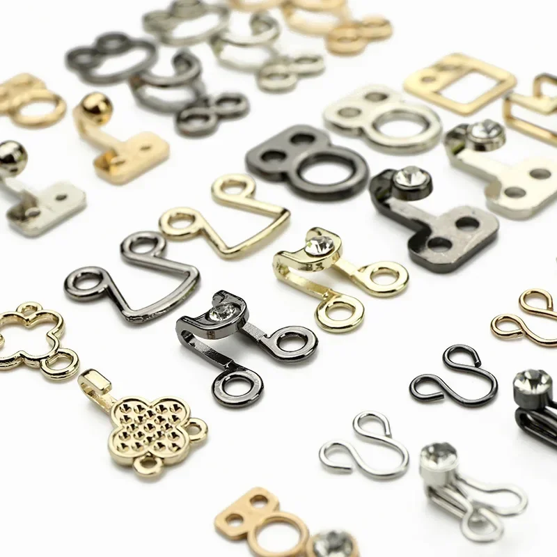 1/2/5pcs Metal Coat Buckle Stealth Hook Buttons Invisible Dark Buckle DIY Sewing Clothing Accessories