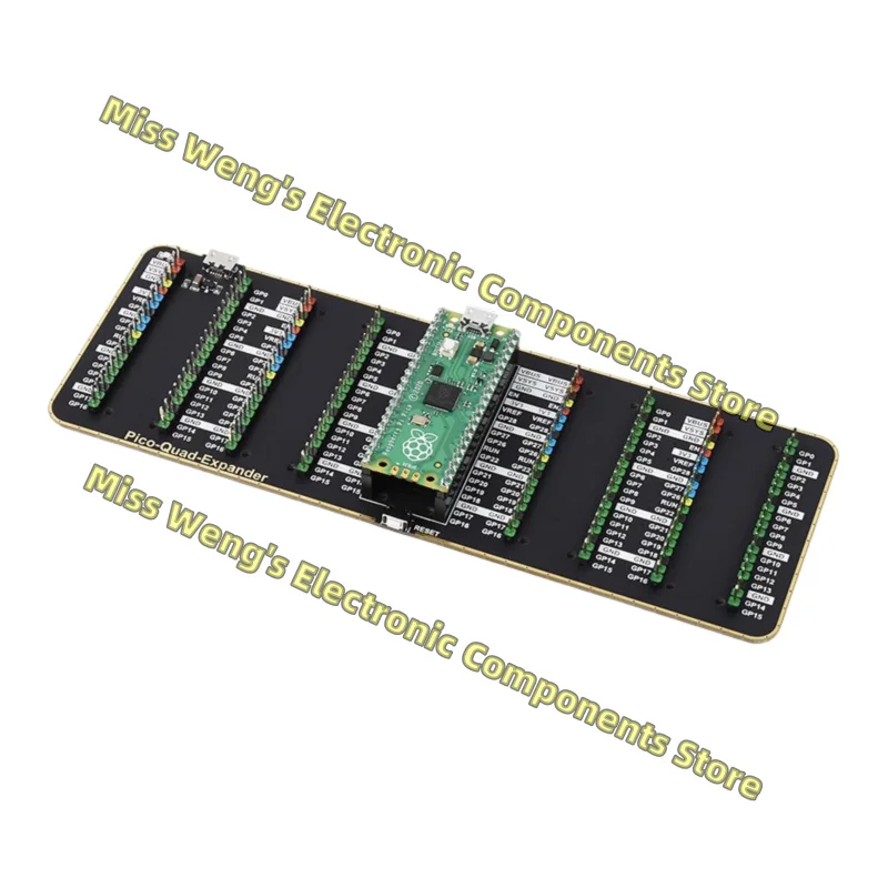 Pico interface external expansion board 4 groups 2 × 20/2 groups 2 × 20 USB external power supply PICO-DUAL-EXPANDER PICO TO HAT